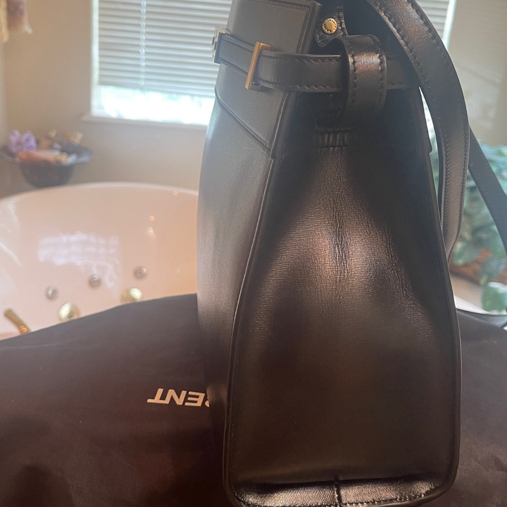 Saint Laurent Black Briefcase with Gold Accents - Picture 2 of 5